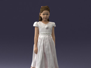 girl in sundress 0204-2 3d print ready 3D Print Model