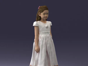 girl in sundress 0204-2 3d print ready 3D Print Model