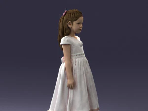 girl in sundress 0204-2 3d print ready 3D Print Model