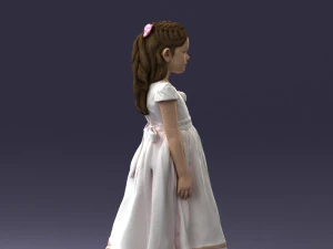 girl in sundress 0204-2 3d print ready 3D Print Model