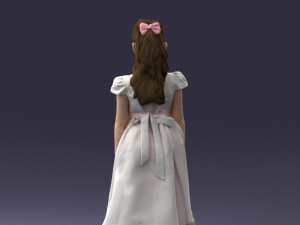 girl in sundress 0204-2 3d print ready 3D Print Model