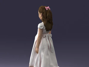 girl in sundress 0204-2 3d print ready 3D Print Model