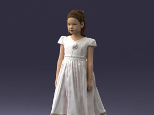 girl in sundress 0204-2 3d print ready 3D Print Model