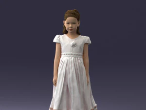 girl in sundress 0204-2 3d print ready 3D Print Model