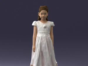girl in sundress 0204-2 3d print ready 3D Print Model