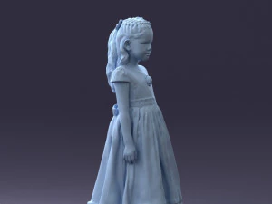 girl in sundress 0204-2 3d print ready 3D Print Model