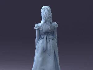 girl in sundress 0204-2 3d print ready 3D Print Model