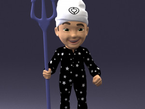sticker boy 1013 3D मॉडल