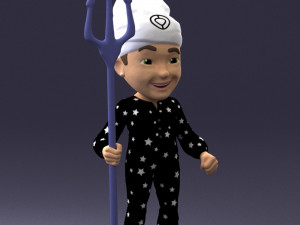sticker boy 1013 3D मॉडल