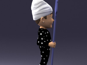 sticker boy 1013 3D मॉडल