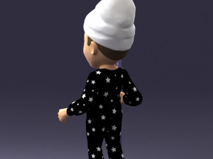 sticker boy 1013 3D मॉडल