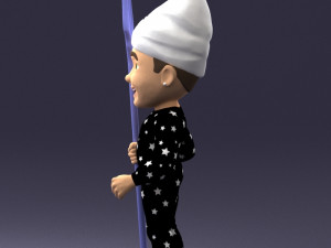 sticker boy 1013 3D मॉडल