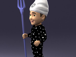 sticker boy 1013 3D मॉडल
