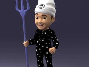 sticker boy 1013 3D मॉडल
