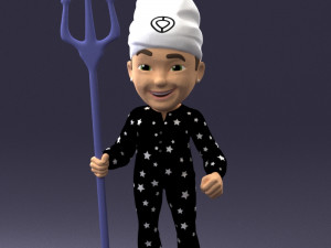 sticker boy 1013 3D मॉडल