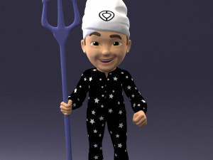 sticker boy 1013 3D मॉडल