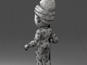 sticker boy 1013 3D मॉडल