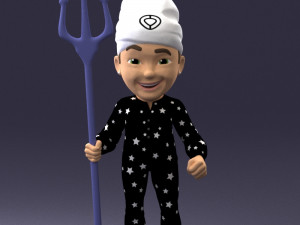 sticker boy 1013 3d print ready 3D Print Model