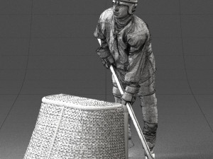 hockey player 1014 Modello 3D