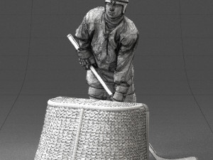 hockey player 1014 Modello 3D