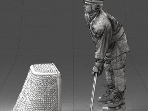 hockey player 1014 Modello 3D