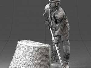 hockey player 1014 3d print ready 3D Принт Модель