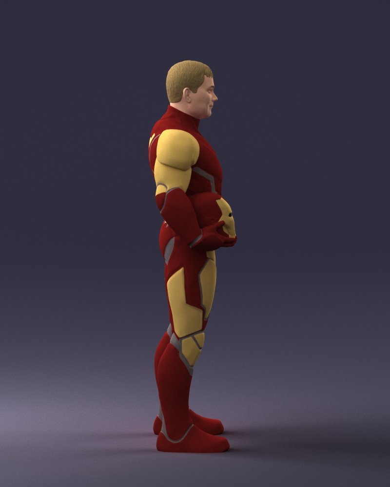 Iron Man Cospaly 1001 3d Print Ready 3D Принт Модель In Мужчина.