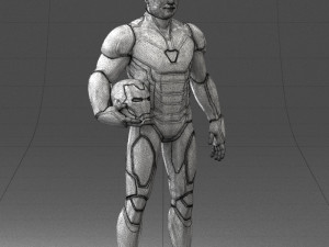 iron man cospaly 1001 3d print ready 3D 打印模型