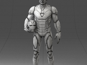 iron man cospaly 1001 3d print ready 3D 打印模型
