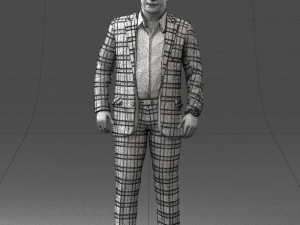 man casual 0730-1 Modèle 3D