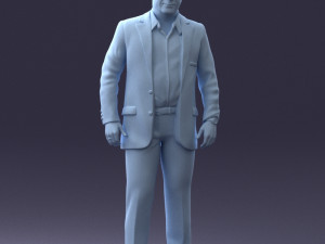 man casual 0730-1 3d print ready 3D Print Model
