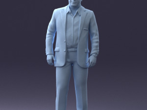 man casual 0730-1 3d print ready 3D Print Model