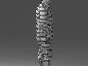 man casual 0730-1 3d print ready 3D Print Model