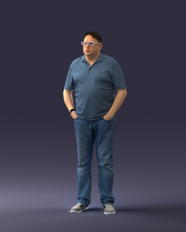 man 0527-1 Modello 3D .c4d .max .obj .3ds .fbx .stl .blend 
