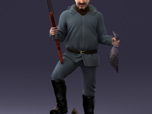 hunter 0527-2 3d print ready 3D Print Model