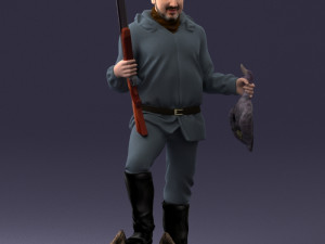 hunter 0527-2 3d print ready 3D Print Model