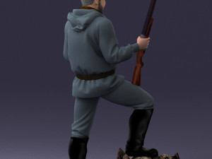 hunter 0527-2 3d print ready 3D Print Model