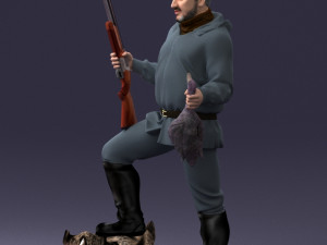 hunter 0527-2 3d print ready 3D Print Model