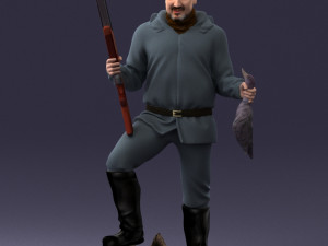 hunter 0527-2 3d print ready 3D Print Model