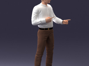 charismatic man 1217-1 3d print ready Modèles 3D en vedette