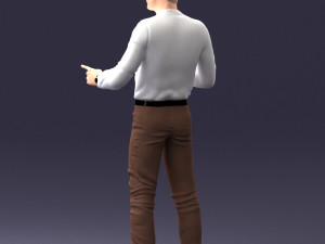 charismatic man 1217-1 3d print ready Modèles 3D en vedette