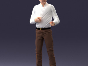 charismatic man 1217-1 3d print ready Modèles 3D en vedette