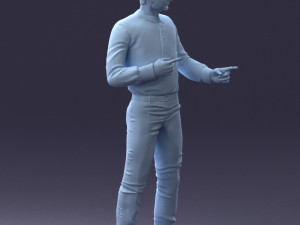 charismatic man 1217-1 3d print ready Modèles 3D en vedette