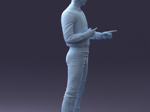 charismatic man 1217-1 3d print ready Modèles 3D en vedette