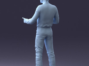 charismatic man 1217-1 3d print ready Modèles 3D en vedette