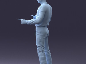 charismatic man 1217-1 3d print ready Modèles 3D en vedette