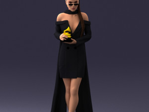 award woman 0218 Model 3D
