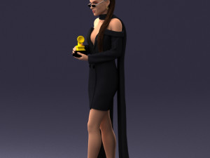 award woman 0218 Model 3D