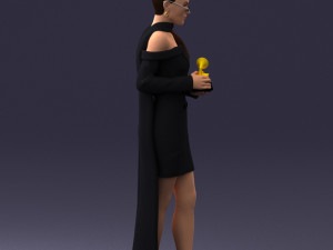 awardwoman0218obj 3D 打印模型