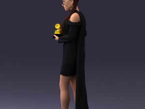 awardwoman0218obj 3D 打印模型